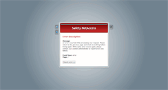 Desktop Screenshot of portal.safetynetaccess.com